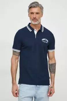 Хлопковое поло Tommy Jeans, темно-синий