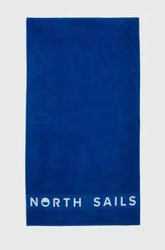 Хлопковое полотенце 98 x 172 см North Sails, синий