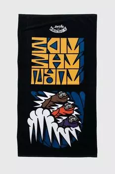 Хлопковое полотенце Billabong, черный