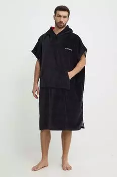 Хлопковое полотенце Quiksilver, черный