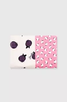 Хлопковое полотенце United Colors of Benetton, розовый