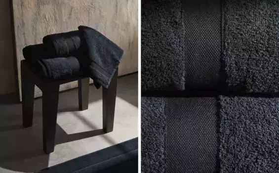 Хлопковое полотенце Zara Home, серый