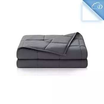 Хлопковое утяжеленное одеяло Dailydream Therapy, 7 кг для взрослых, 155 x 200 см, серое
