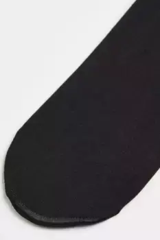 Хлопковые бархатные колготки H&M, черный