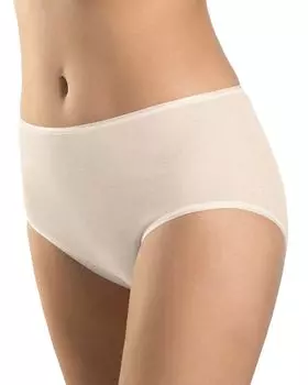 Хлопковые бесшовные полные трусы Hanro