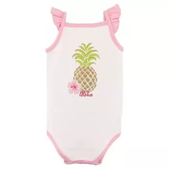 Хлопковые боди без рукавов Hudson для маленьких девочек, 5 шт., Ананас Hudson Baby