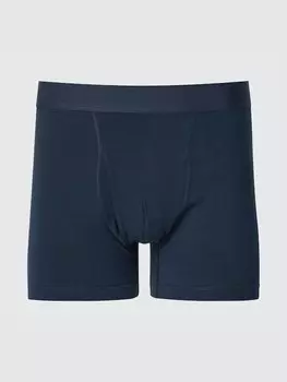 Хлопковые боксерские трусы Uniqlo, синий