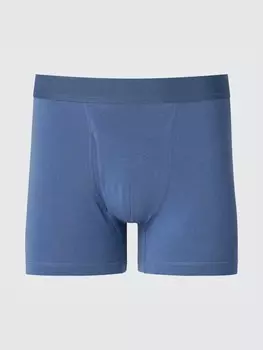Хлопковые боксерские трусы Uniqlo, синий