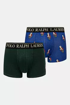 Хлопковые боксеры 2 шт Polo Ralph Lauren, зеленый