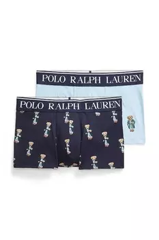 Хлопковые боксеры 2 шт Polo Ralph Lauren, синий