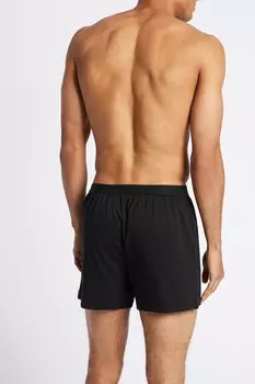 Хлопковые боксеры - 5 пар Marks & Spencer, черный