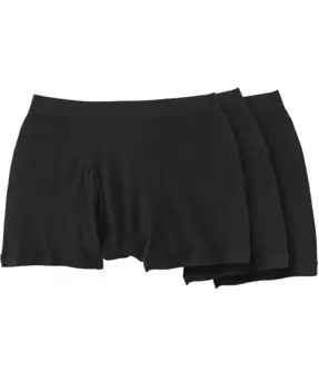 Хлопковые боксеры Big & Tall (3 шт.) KingSize, черный