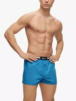 Хлопковые боксеры BOSS HUGO BOSS, упаковка из 2 шт.