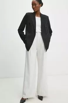 Хлопковые брюки Answear Lab, бежевый