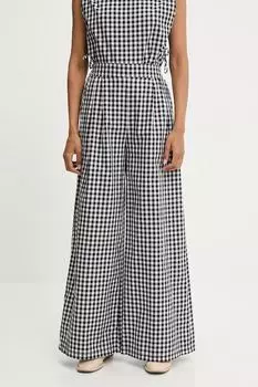 Хлопковые брюки Answear.Lab, черный