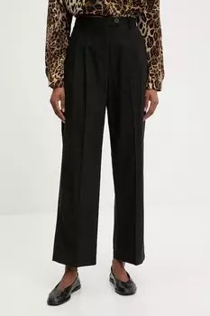 Хлопковые брюки Answear.Lab, черный