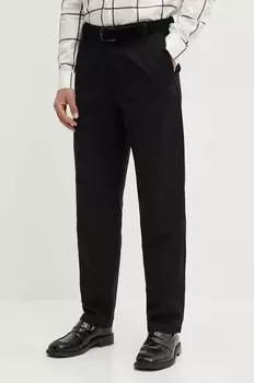 Хлопковые брюки Armani Exchange, черный