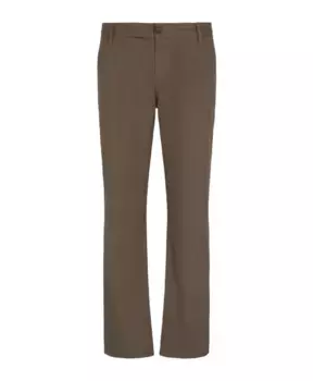 Хлопковые брюки AW24 Armani Exchange, коричневый