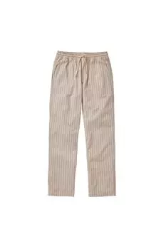 Хлопковые брюки без застежек, внутренняя часть штанины 29 дюймов (74 см). Cotton Traders, бежевый