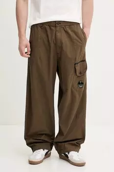 Хлопковые брюки C.P. Company, зеленый