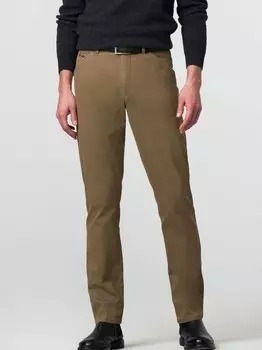 Хлопковые брюки чинос чикаго Meyer, бежевый