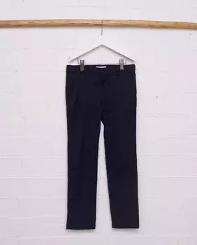 Хлопковые брюки чинос для мальчика Fina Ejerique, темно-синий