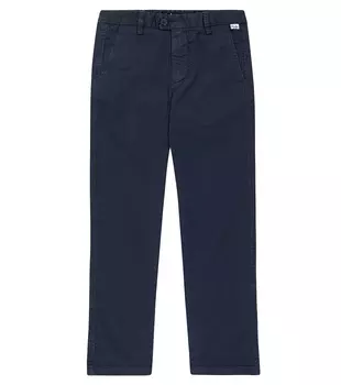 Хлопковые брюки чинос Il Gufo, синий