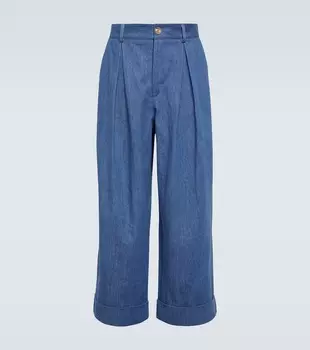 Хлопковые брюки чинос King & Tuckfield, синий