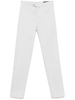 Хлопковые брюки-чинос Kiton, серый