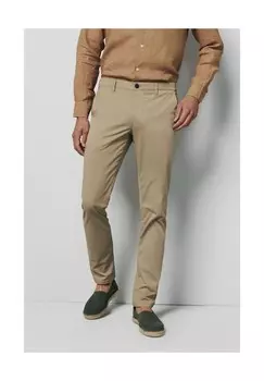 Хлопковые брюки чинос MEYER, песочный