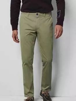 Хлопковые брюки чинос Meyer, зеленый