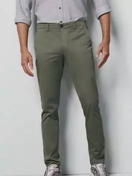 Хлопковые брюки чинос Meyer, зеленый