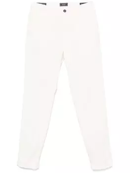 Хлопковые брюки-чинос Peserico, белый