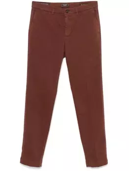 Хлопковые брюки-чинос Peserico, коричневый