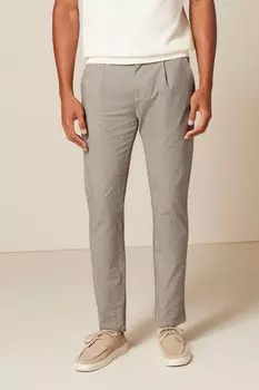 Хлопковые брюки-чиносы Next