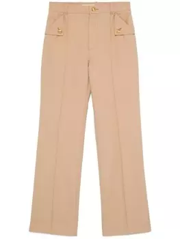 Хлопковые брюки Chlo, серый