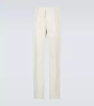 Хлопковые брюки City Two Pinces Loro Piana, нейтральный