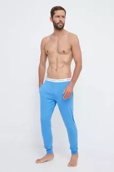 Хлопковые брюки для отдыха United Colors of Benetton, синий