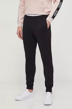 Хлопковые брюки для отдыха United Colors of Benetton, черный