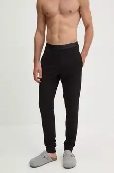 Хлопковые брюки для отдыха United Colors of Benetton, черный