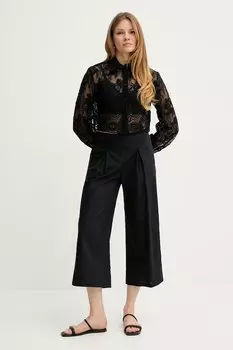 Хлопковые брюки Ermanno Scervino, черный