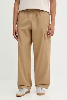 Хлопковые брюки Essentials Adidas Originals, зеленый