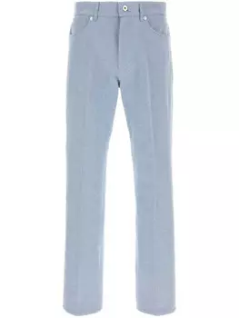 Хлопковые брюки Ferragamo, синий