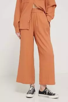 Хлопковые брюки Follow Me Billabong, оранжевый