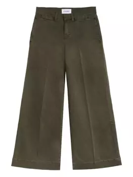 Хлопковые брюки FRAME, зеленый