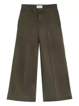 Хлопковые брюки FRAME, зеленый
