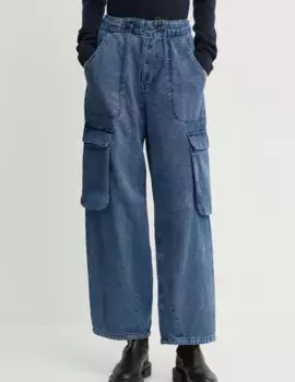 Хлопковые брюки G-Star Raw, синий