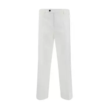Хлопковые брюки Germanier, белый