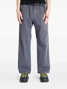 Хлопковые брюки Gramicci, серый