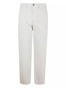 Хлопковые брюки Incotex, белый